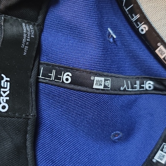 NWT Oakley B1B Meshed  Logo Fb Hat Poseidon Blue - Picture 4 of 14